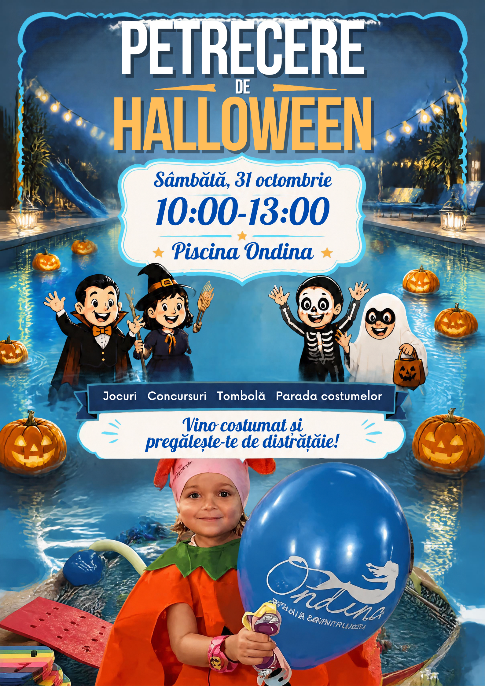 Concurs de costume de Halloween la Ondina
